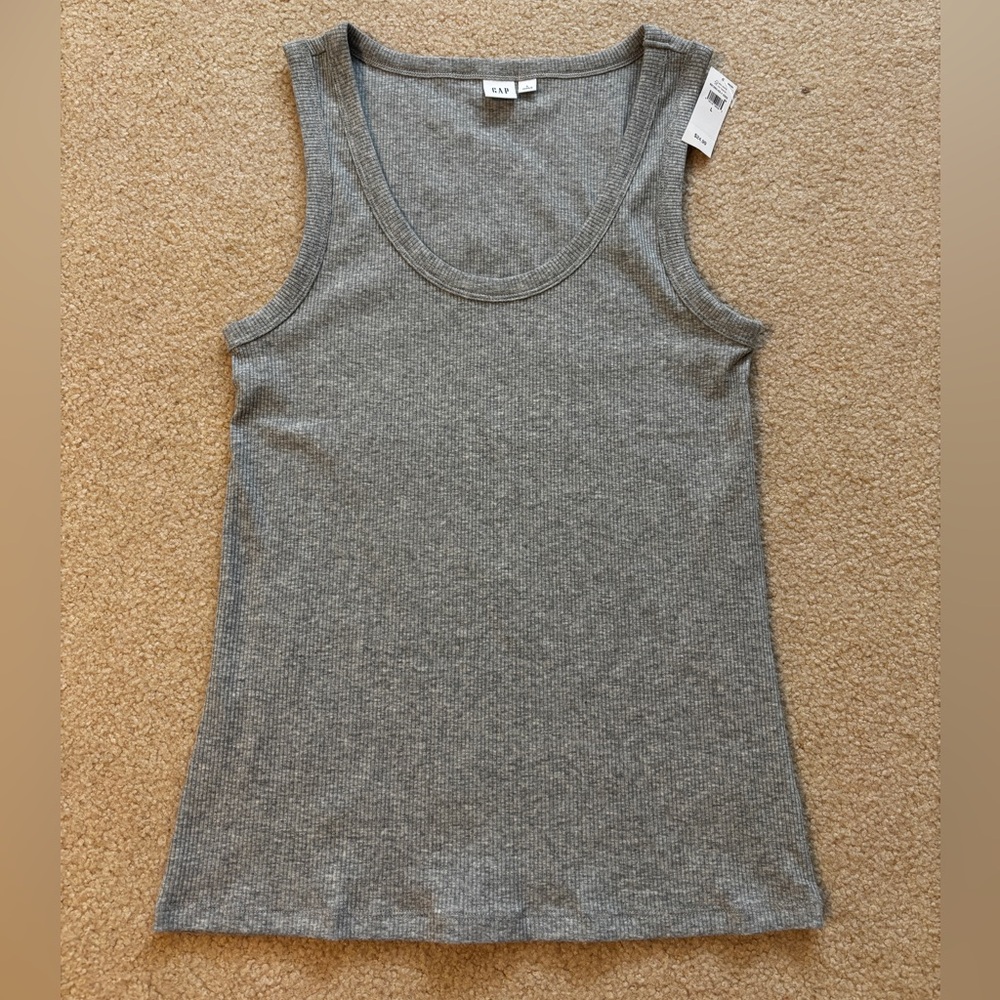 GAP Heather Gray Tank Top Size Large